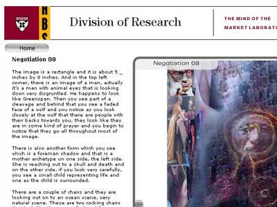Harvard Business School Marketing Program Research Site - Negotiation