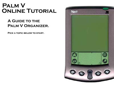 Palm Pilot Tutorials