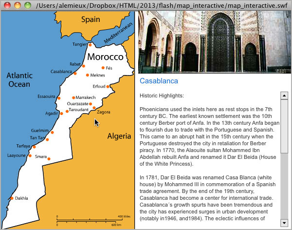Gateway 2 Morocco Interactive Map